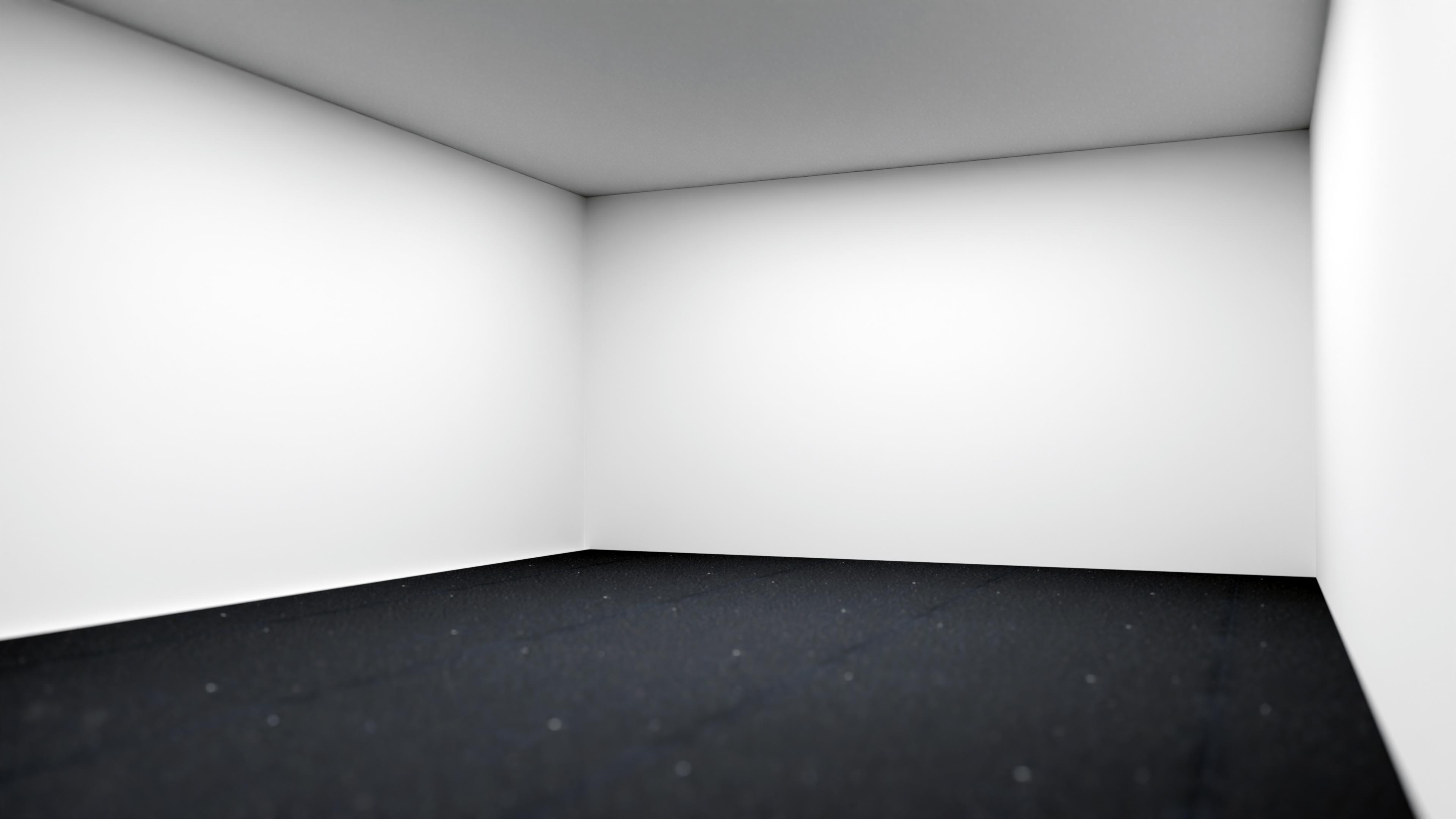 Empty interior room 3D mockup