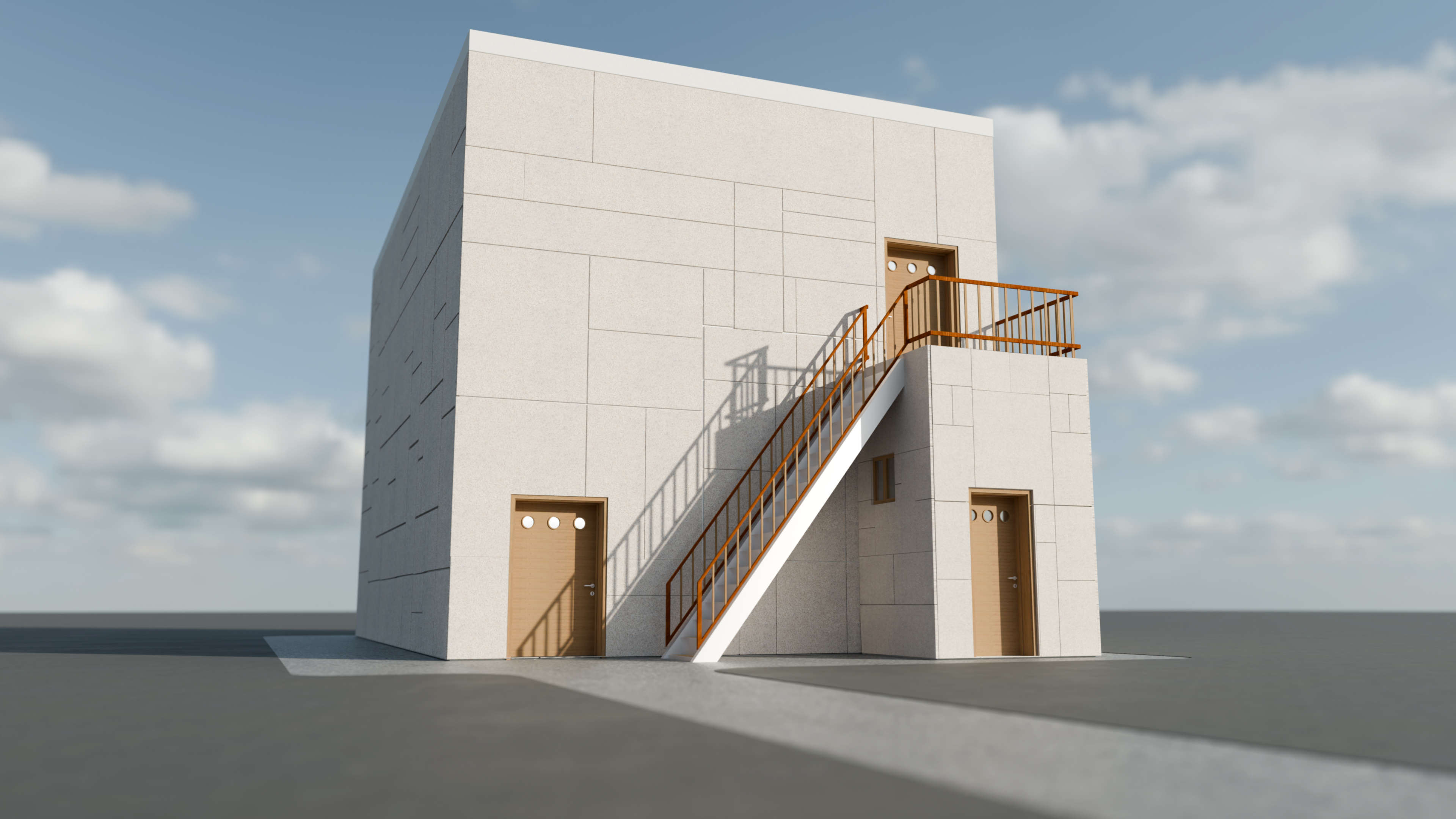 Lower exterior angle 3D mockup
