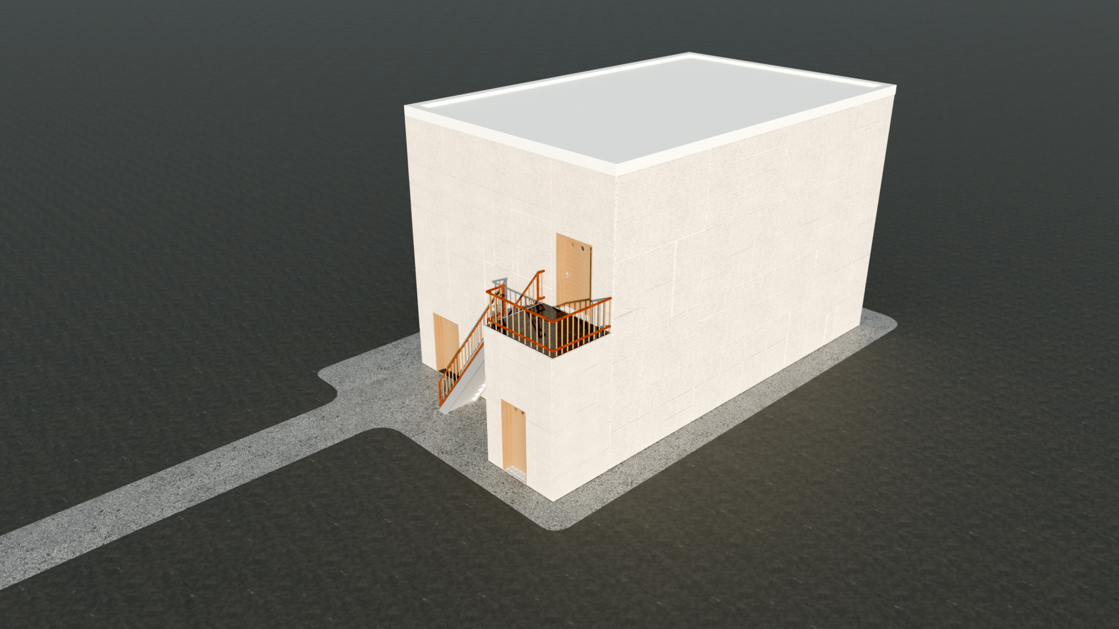 Right side view 3D mockup